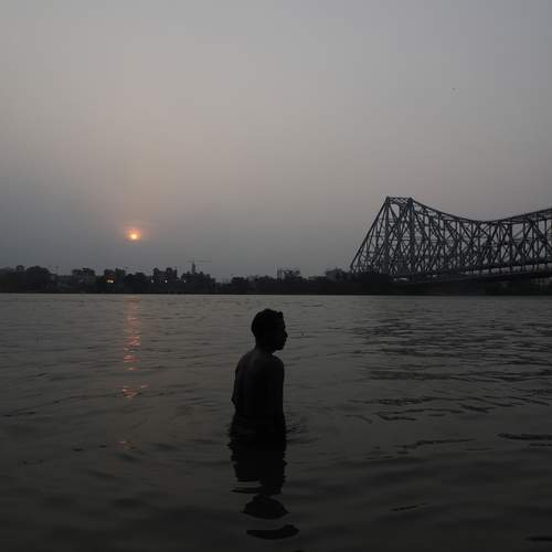 Alone man