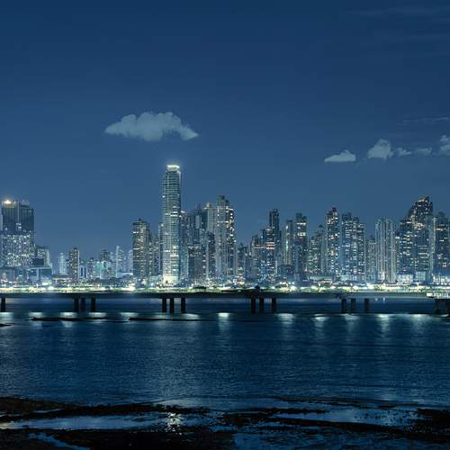 Panama City’s Electric Dusk