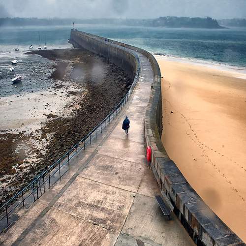 A rainy day in Saint Malo