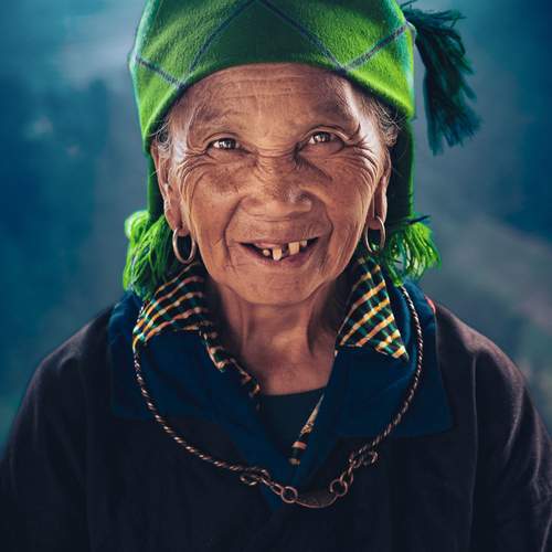 Hamong Villager in North vietnam