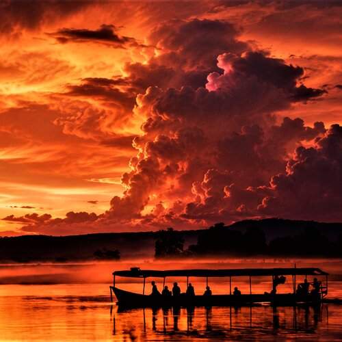 Fiery Mists on the River