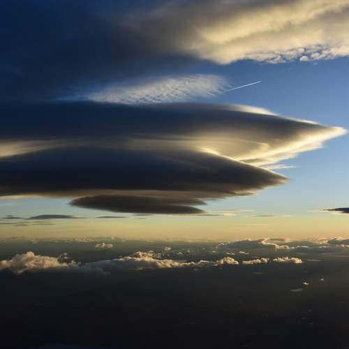 Above the clouds