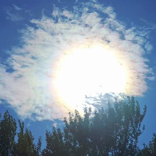 Luminous cloud.