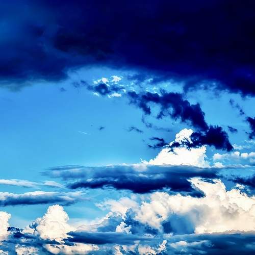 Mood sky in Geneva