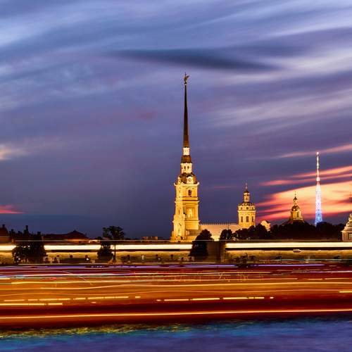 Акварель Белой ночи