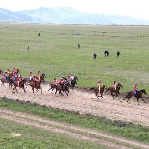 National game of Kazakhs - Qunan baige. 2026