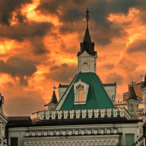 Московский закат.