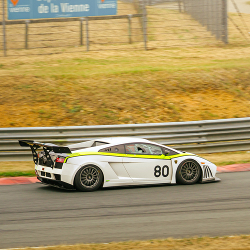 Gallardo on the track