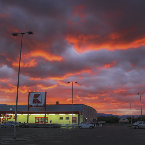 Unusual sunset