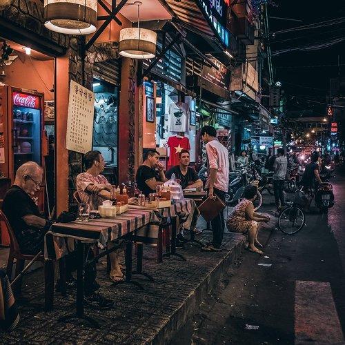 Saigon at night