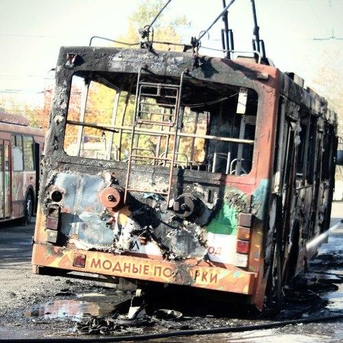 Пожар в депо