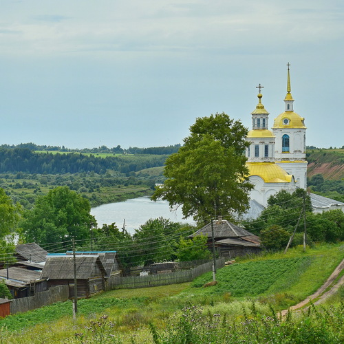 В вятской глубинке.