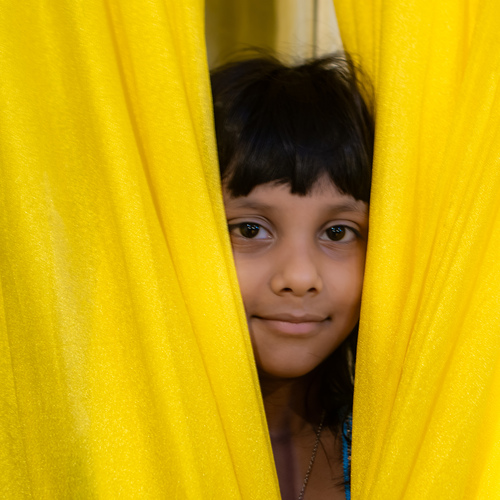In the yellow