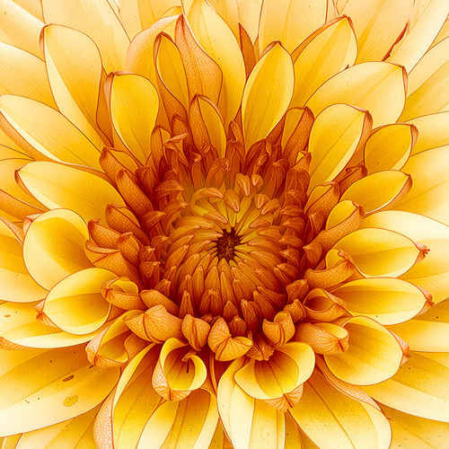 Golden Symphony of Petals