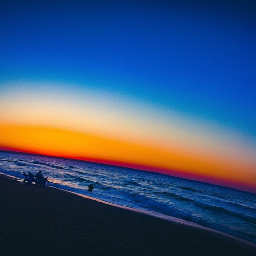 Sunset From The Space