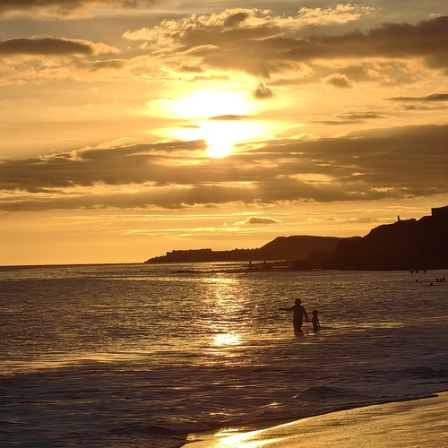 The sunset on Tenerife