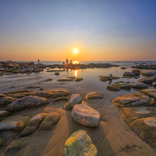 Evening Beach Life