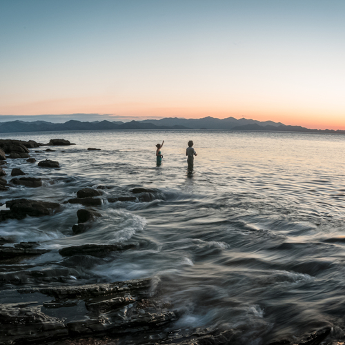 Sunset fishing