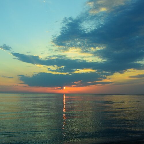 sun set greece