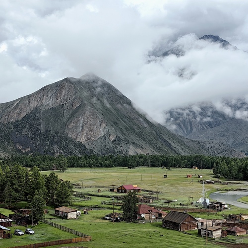 Панорама села Аргут