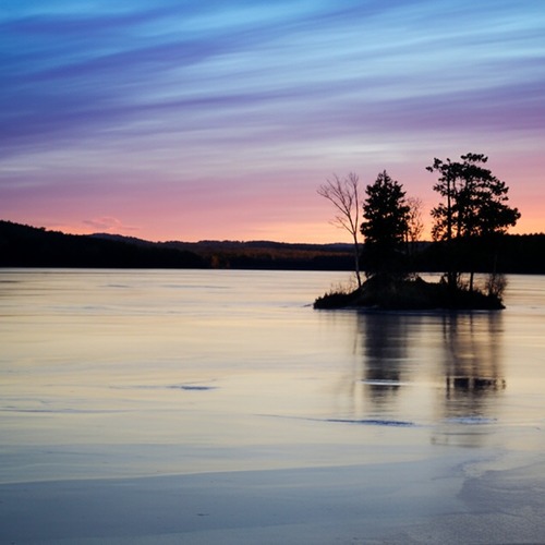 Frozen Serenity at Moose Lake