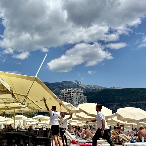 Mary Poppins beach umbrella