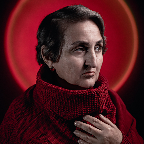 My mother portrait open
