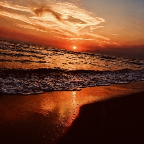 Sunset - Paestum - Italy