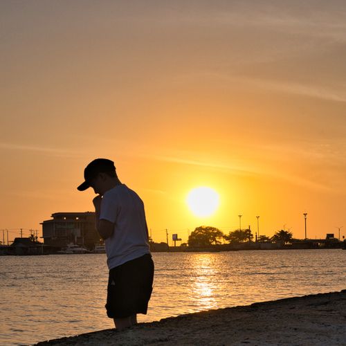 Silhouetted Heritage: Dusk in Cartagena