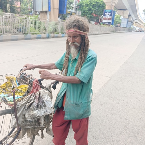 Aged man street