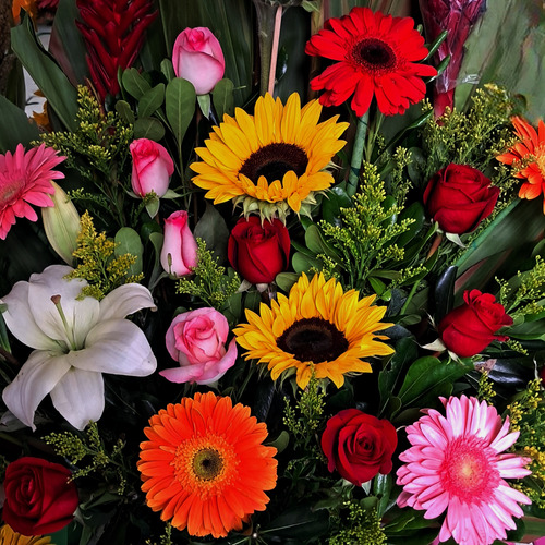 Bouquet of Colorful Flowers