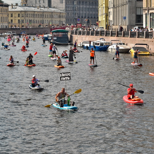 Фестиваль Фонтанка SUP. Петербург