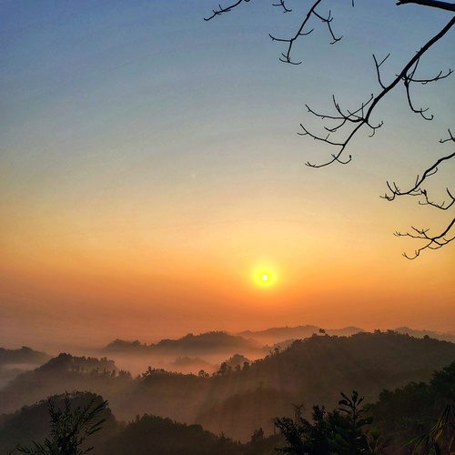 “When the morning light paints the sky in orange, a new story begins.”