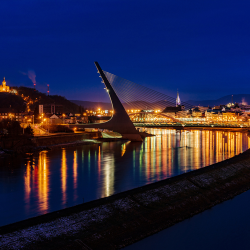 Noční Ústi nad Labem - Czech republic