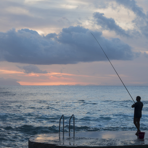 Cloud fisherman