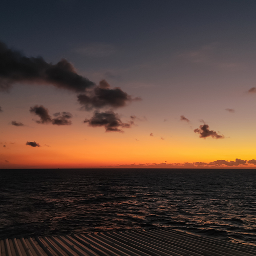 Sky turns warmth