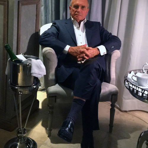 Portrait of an old man