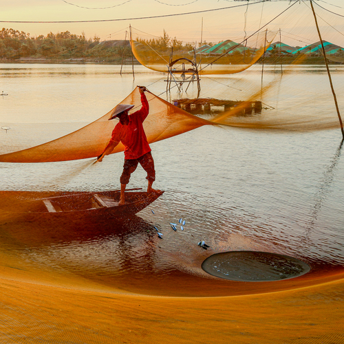 Fisherman Hue, Central Vietnam