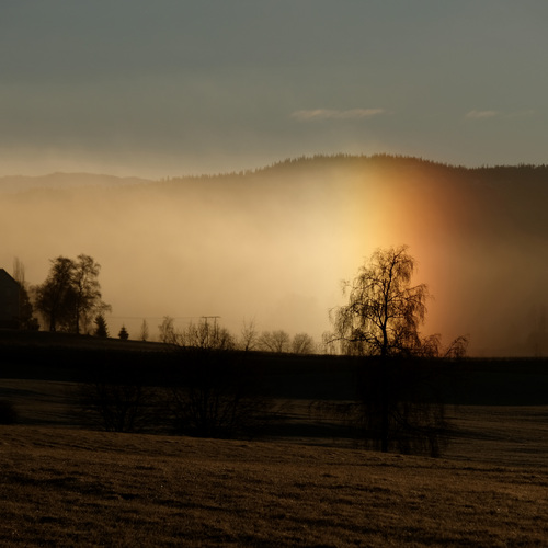 Winter rainbow