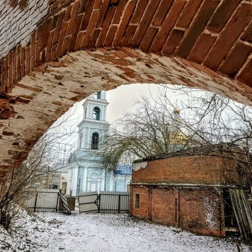 Древние стены Каширы.