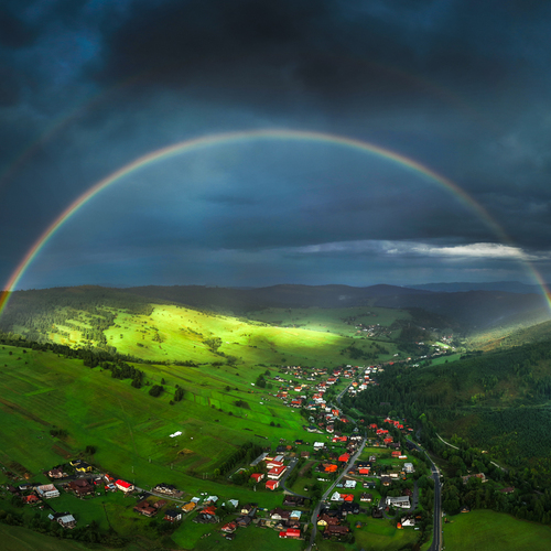 Rainbow over Ždiar