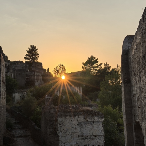 Sunset in Levissi