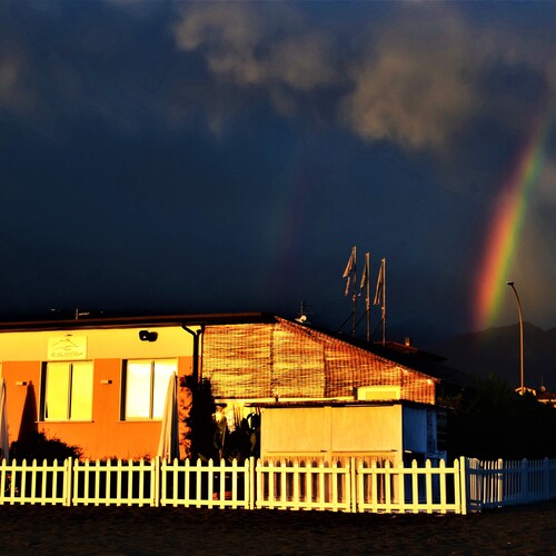 We got ourselves a rainbow
