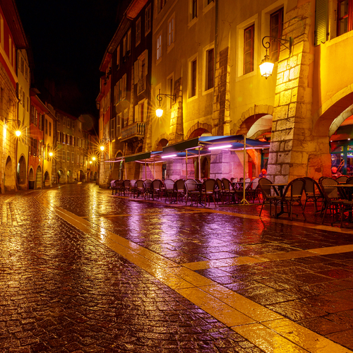 Rainy Night in Annecy