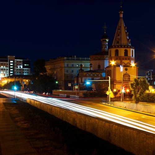 Ночной Иркутск