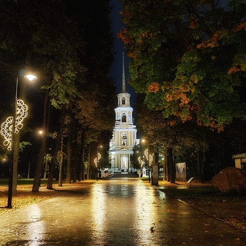 Мокрая дорога