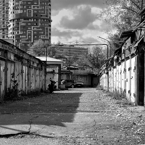 Осенние гаражи