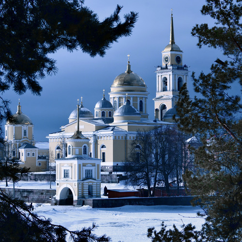 Зима в обители.