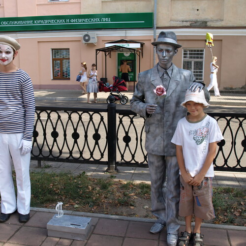 На городском фестивале