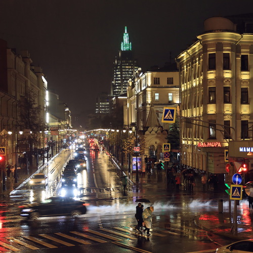 Москва, октябрь.